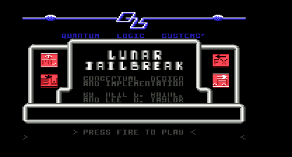 Lunar Jailbreak Title Screen